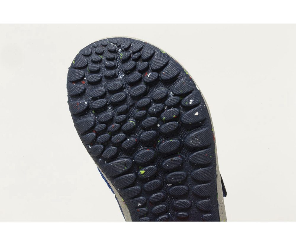 Buty Sportowe Merrell Dziecięce Niebieskie/Pomarańczowe - Bare Access Steps® H2o - 317064-INB